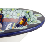 Juanetta Mini - farbenfrohes, ovales, eingelassenes Waschbecken