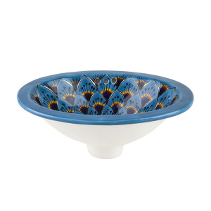Aqua Azul Mini - ovales, eingelassenes Waschbecken