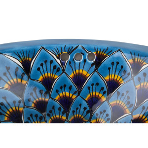 Aqua Azul Mini - ovales, eingelassenes Waschbecken
