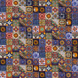 Salazar - Mexikanische Fliesen Patchwork 5x5 cm 