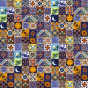 Saburo - Mexikanisches Patchwork Fliesen 5x5 cm 