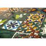 Verde - bunte patchwork mit mexikanischen tellern - 30 st
