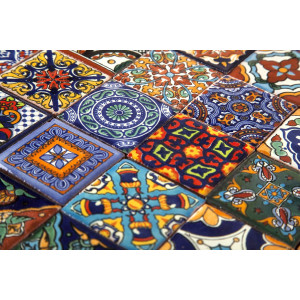 Vivo - original Talavera Fliesen aus Mexiko - 5 x 5 cm