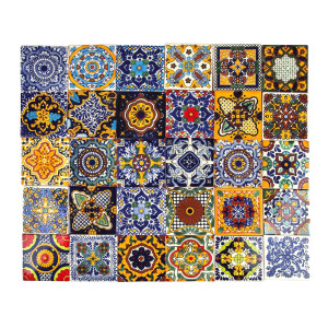 Colorido - mehrfarbiges mexikanisches Patchwork - 30 Stück