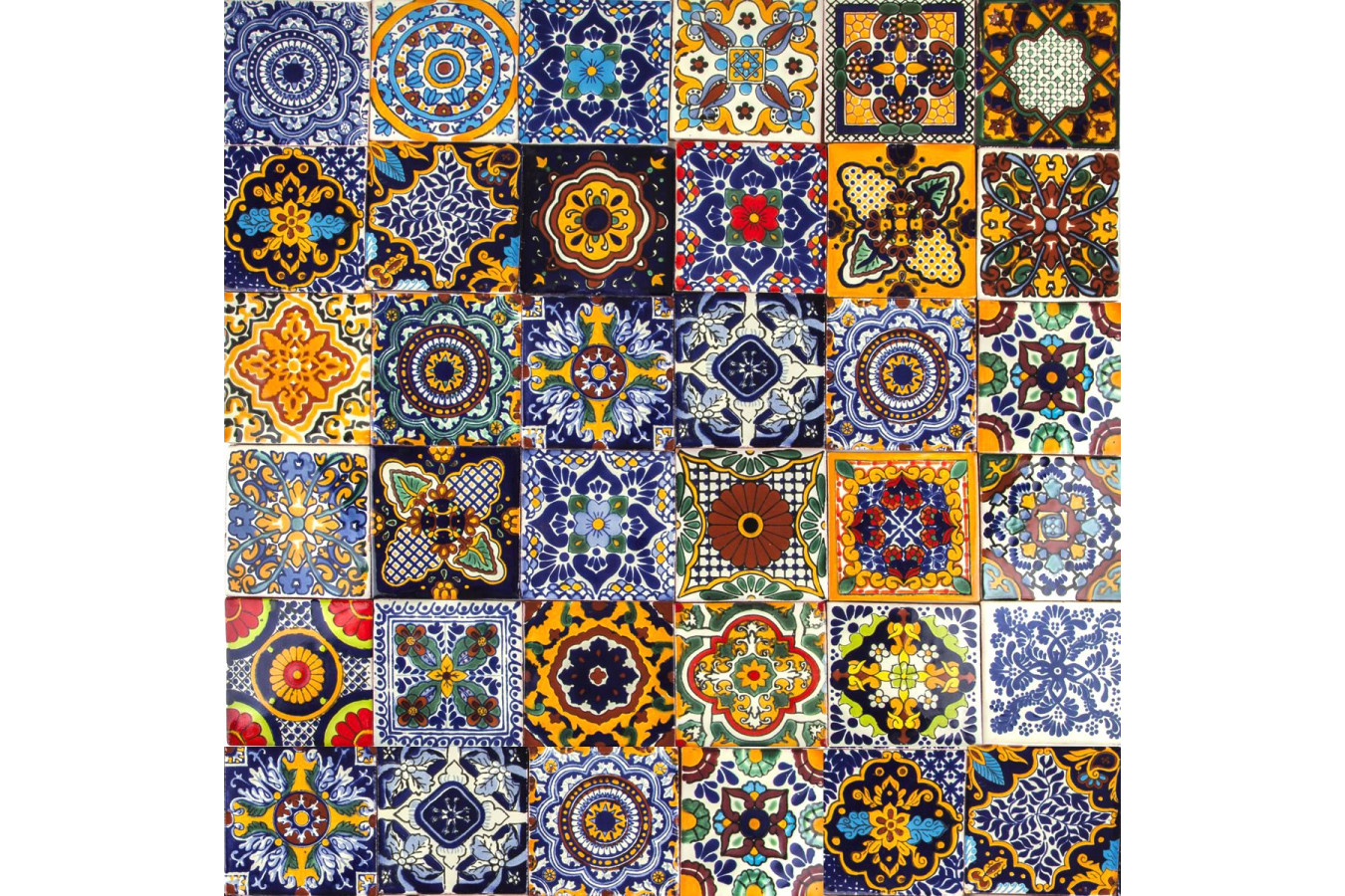Colorido - mehrfarbiges mexikanisches Patchwork - 30 Stück