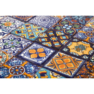 Colorido - mehrfarbiges mexikanisches Patchwork - 30 Stück
