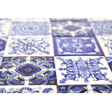 Toño -  Mexikanische Fliesen 10x10 cm- Kobalt Blau