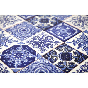 Toño -  Mexikanische Fliesen 10x10 cm- Kobalt Blau