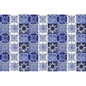 Toño -  Mexikanische Fliesen 10x10 cm- Kobalt Blau