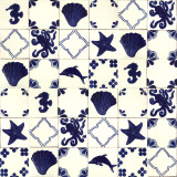 Mariscos - Talavera patchwork aus Mexiko