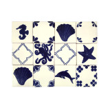Mariscos - Talavera patchwork aus Mexiko