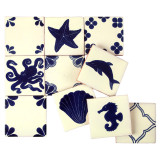 Mariscos - Talavera patchwork aus Mexiko