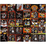 Catrina Mexikanische Fliesen mit Tod - Patchwork aus Mexiko