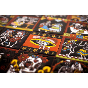 Catrina Mexikanische Fliesen mit Tod - Patchwork aus Mexiko
