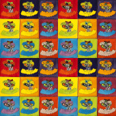 Catrinas - Talavera Pop-Art-Fliesen - 30 Stück