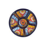 Redondo - Keramikplatte Talavera für Snacks - 7-teilig
