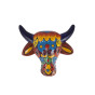 Vaca - Dekorativer Kopf einer Kuh - Talavera-Keramik 