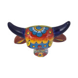 Vaca - dekorativer Kopf einer Kuh - Talavera-Keramik