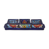 Cuadros - Talavera keramik Snack Teller - 4 Teile