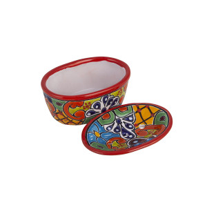 Fuego - Keramik-Badezimmer-Set aus Mexiko