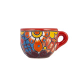 Chocolatera - Großer Keramikbecher Talavera Stil