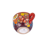 Chocolatera - Großer Keramikbecher Talavera Stil