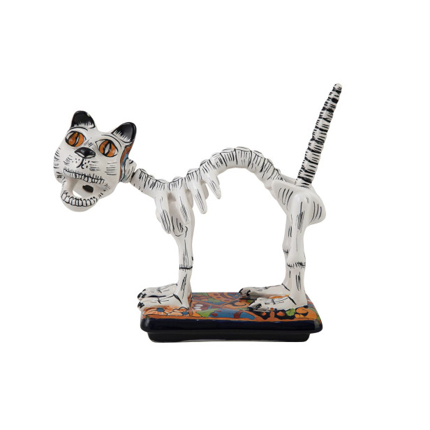 Gato y huesos - Die mexikanische Katze von La Catrina