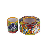 Viento - Keramik-Badezimmer-Set aus Mexiko
