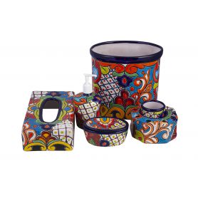 Tierra - Keramik-Badezimmer-Set aus Mexiko