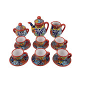 Juego - Teeservice - Talavera Keramik - 9 Teile