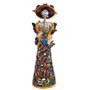 Calado Mariposa - eine traditionelle Figur von La catrina