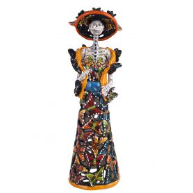 Calado Mariposa - Traditionelle Figur von La Catrina