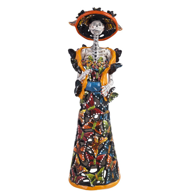 Calado Mariposa - eine traditionelle Figur von La catrina