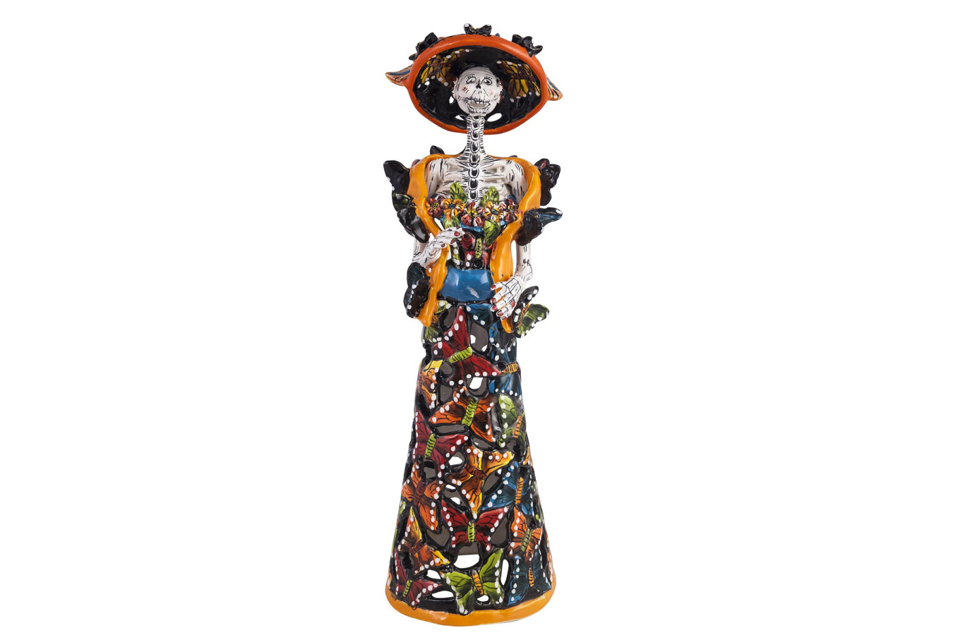 Calado Mariposa - eine traditionelle Figur von La catrina