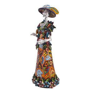 Catrina con rebozo - traditionelle Figur von La catrina