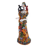 Frida con rebozo - traditionelle Figur von La catrina aus Mexiko