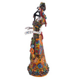 Frida con rebozo - traditionelle Figur von La catrina aus Mexiko