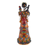 Frida con rebozo - traditionelle Figur von La catrina aus Mexiko