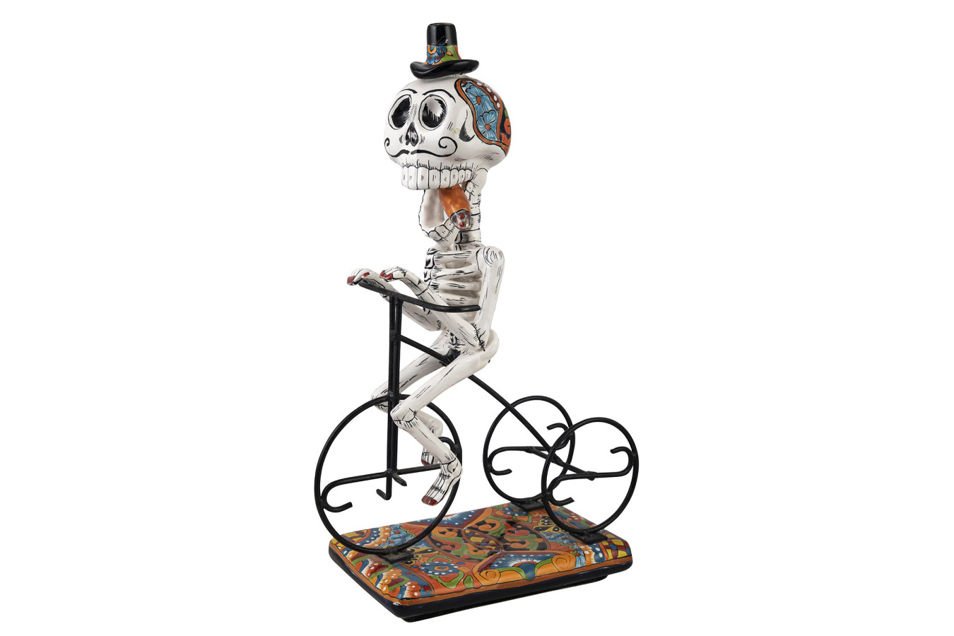 Catrin Ciclista - traditionelle Figur mit Talaver-Motiv
