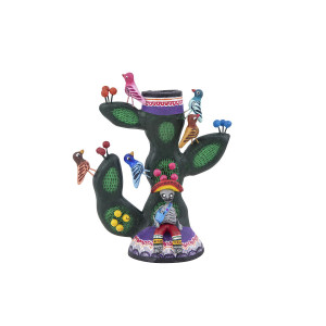 Cactus y muertos - Kerzenhalter aus Mexiko