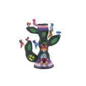 Cactus y muertos - Kerzenhalter aus Mexiko