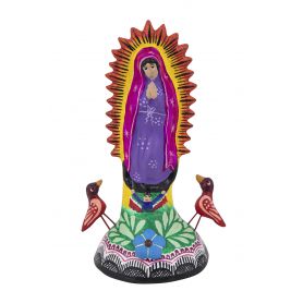 Virgen con Base - Statue der Jungfrau von Guadalupe - Höhe 14 cm