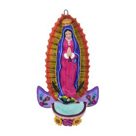 Virgen Pared - Stuck mit Jungfrau Maria - Höhe 36 cm