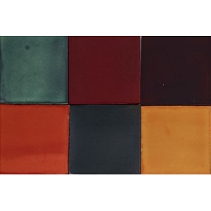 Borgońa - patchwork aus einfarbigen Fliesen - 90 Stück, 1 m2