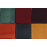 Borgońa - patchwork aus einfarbigen Fliesen - 90 Stück, 1 m2
