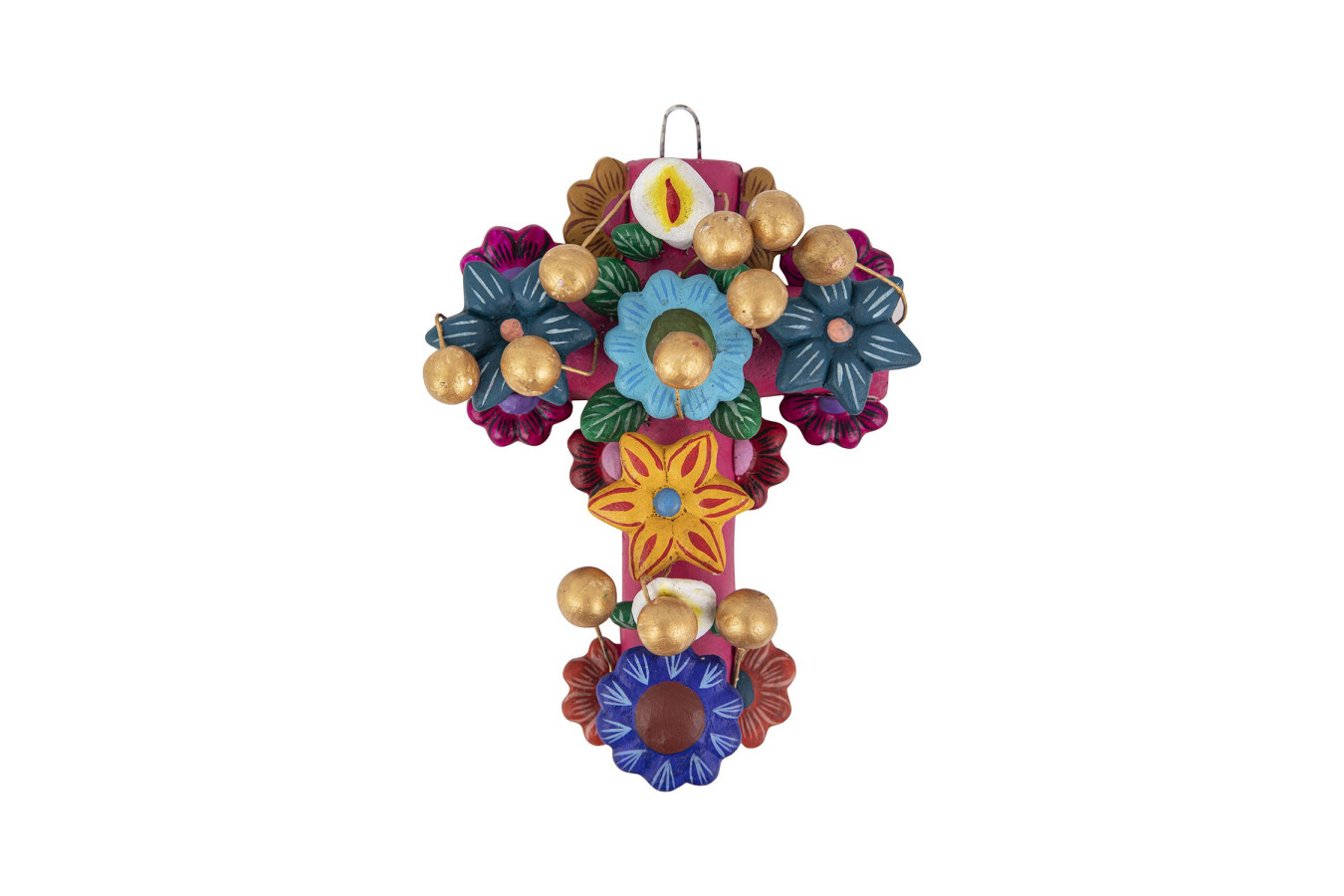 Cruz con flores - Symbol des Kreuzes - Kunsthandwerk aus Mexiko