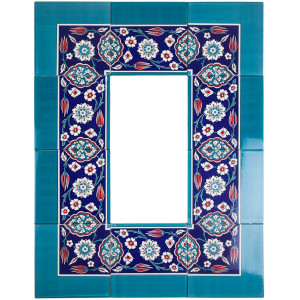 Safid - keramische Bordürenfliese Iznik