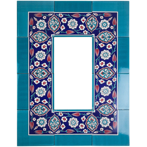 Safid - keramische Bordürenfliese Iznik