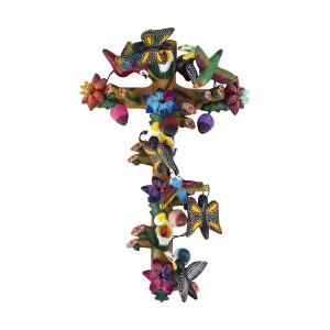 Cruz Mariposa - Kreuz - Kunsthandwerk aus Mexiko