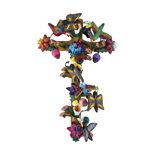 Cruz Mariposa - Kreuz - Kunsthandwerk aus Mexiko